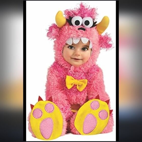 Rubie's Noah's Ark Adorable 2pc Pink Monster Halloween Costume Infant 12-18M - Picture 1 of 6